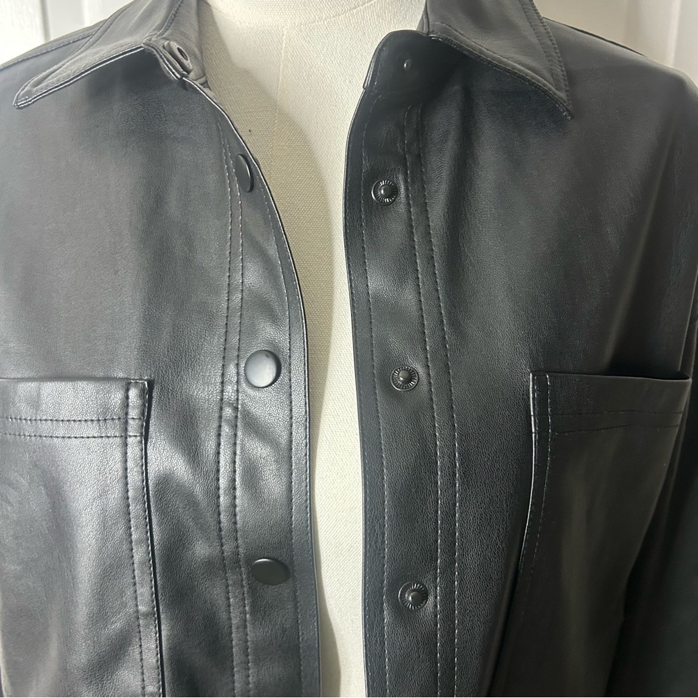 Z Supply NWT All Day Faux Leather Jacket (size XS) - Picture 6 of 10